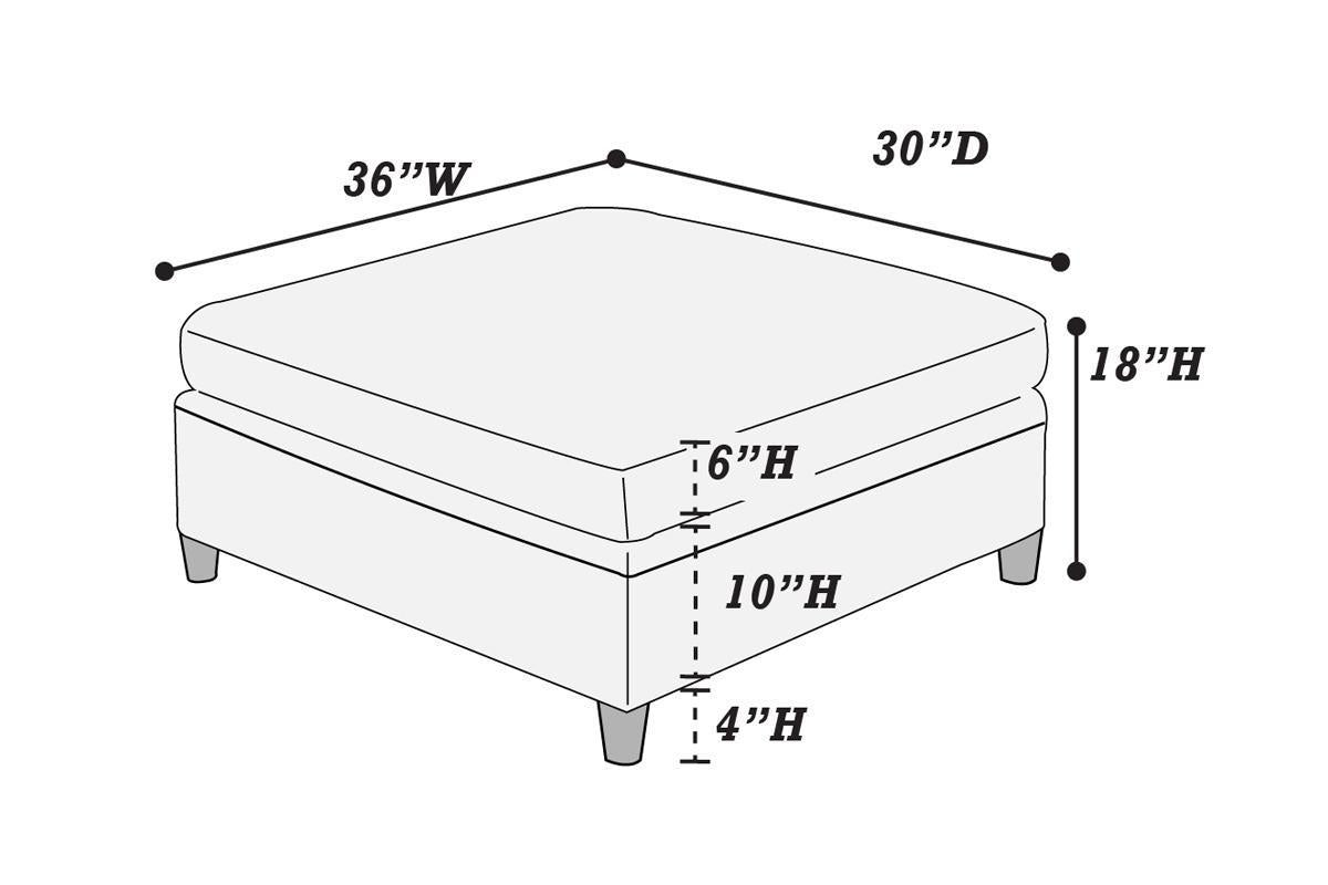 Cloud Comfort Ottoman