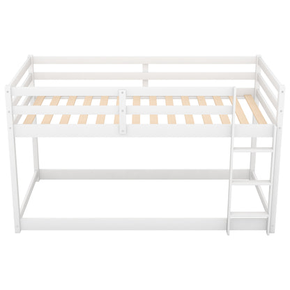 Cloud Haven Twin Bunk Bed - White