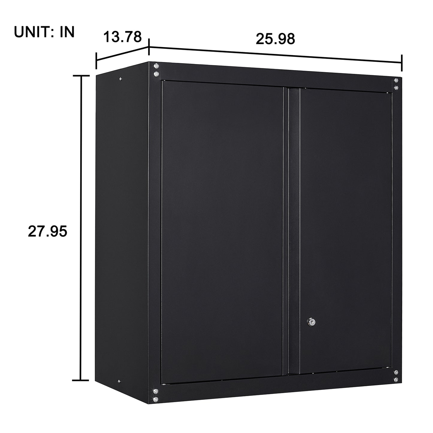 Wall Storage Cabinet with Lock