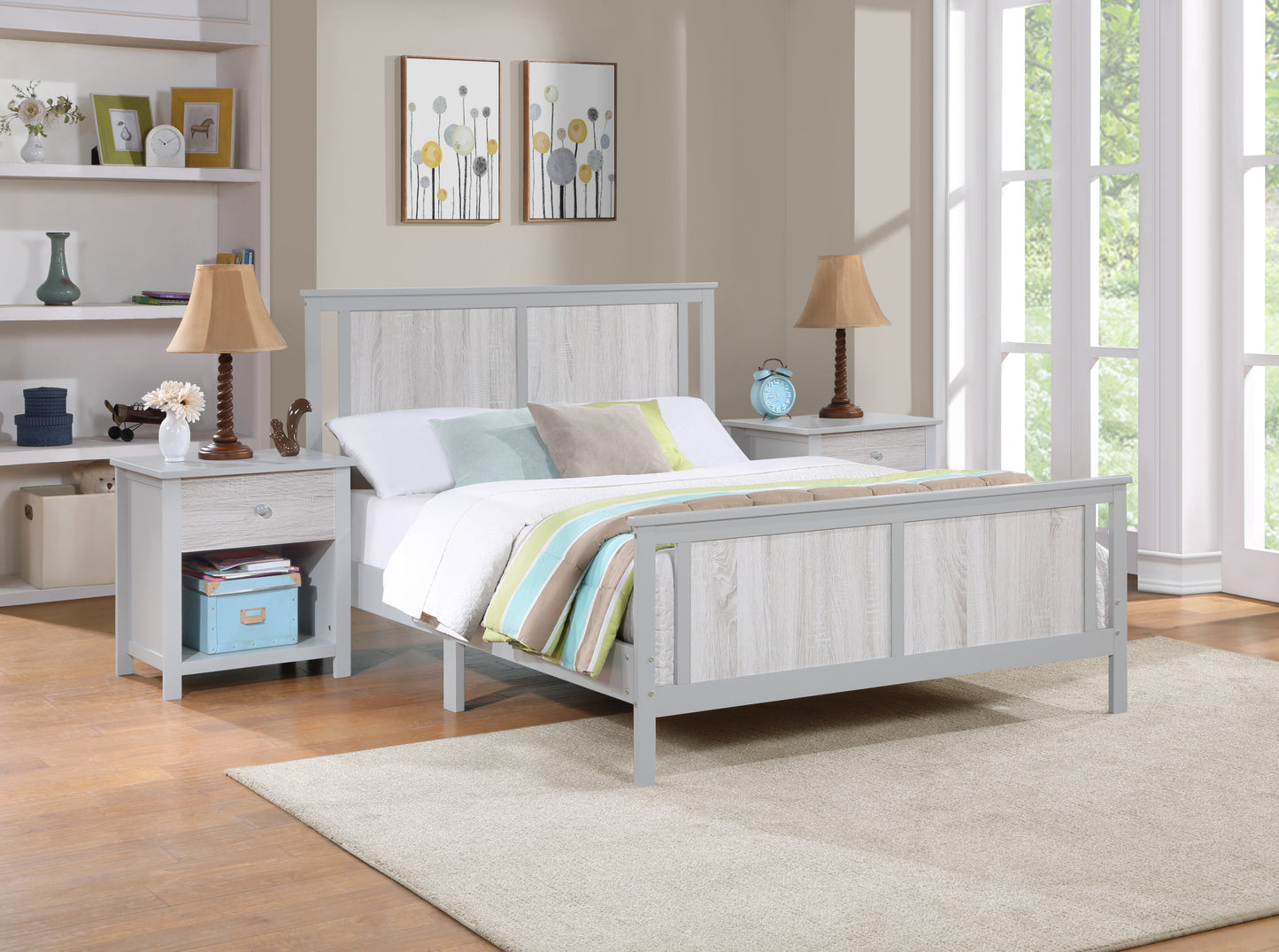 Graystone Reversible Full Bed