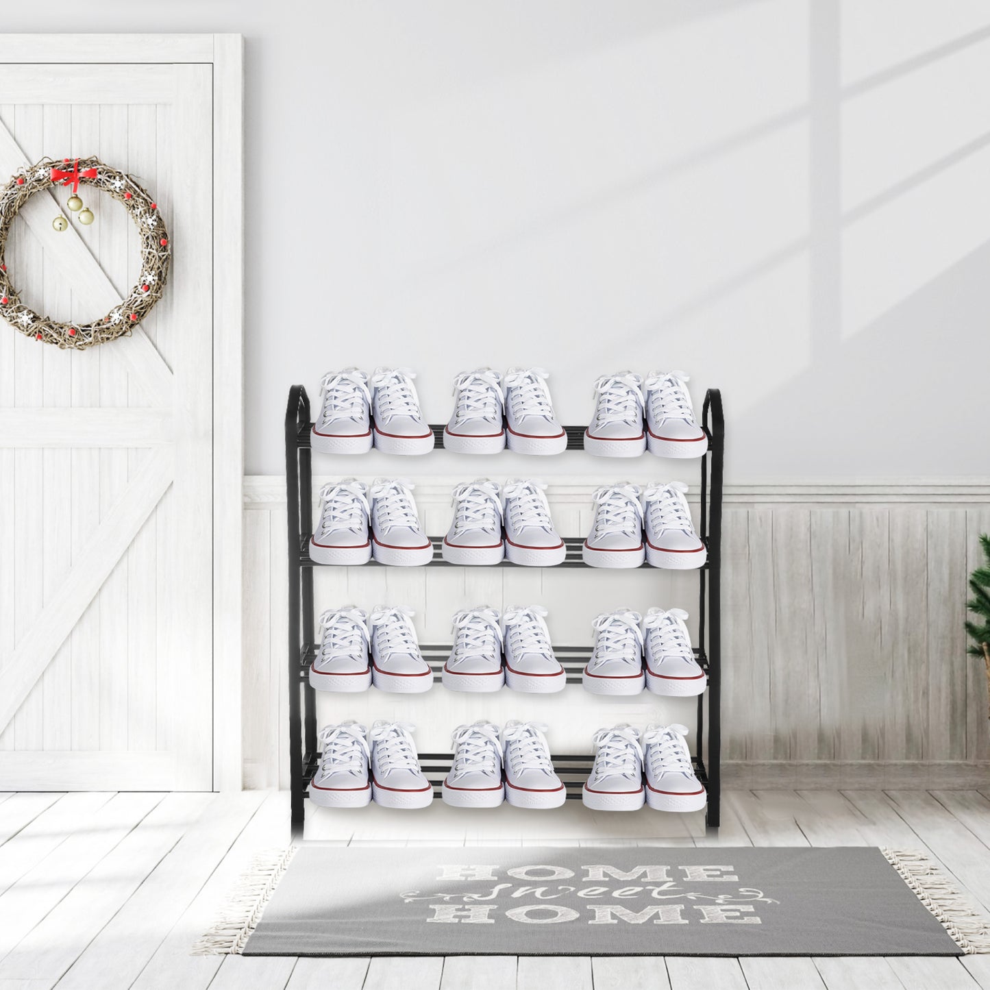 Stack Pro 4-Tier Stackable Shoe Rack