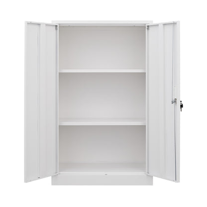 Secure Guard Storage Metal Cabinet - White