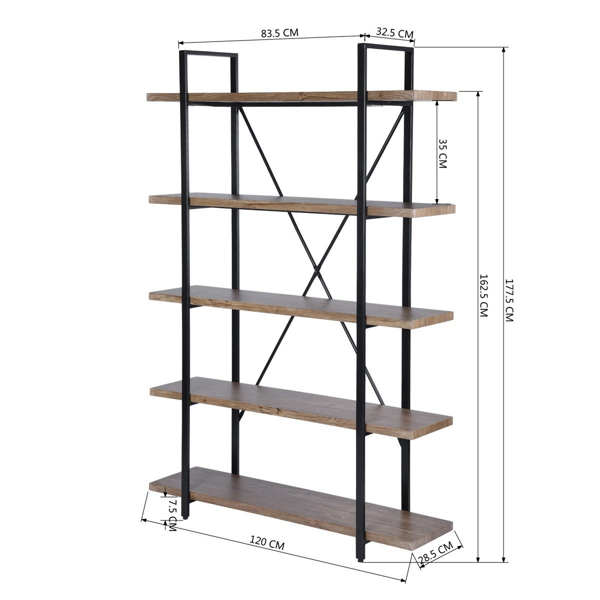 Urban Loft Bookshelf