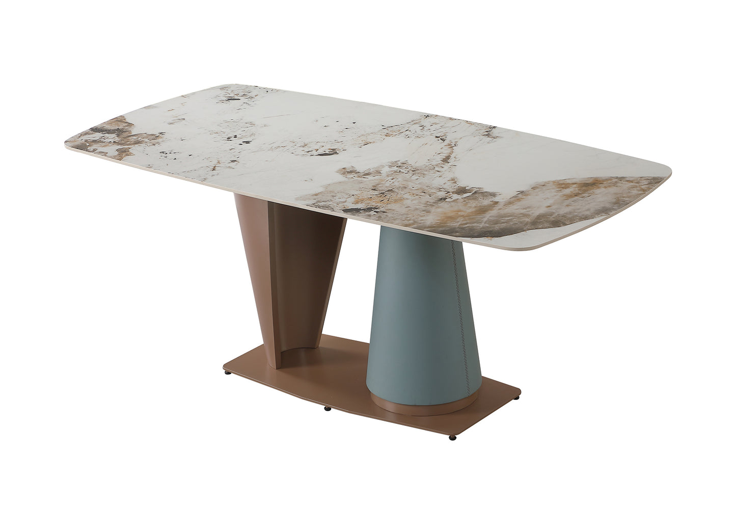 Champagne Blue Bliss Dining Table