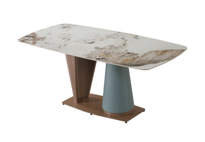 Champagne Blue Bliss Dining Table