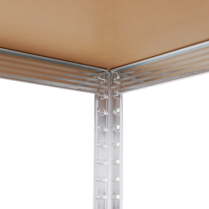 Silver Max Storage 5-Tier Utility Shelves - L
