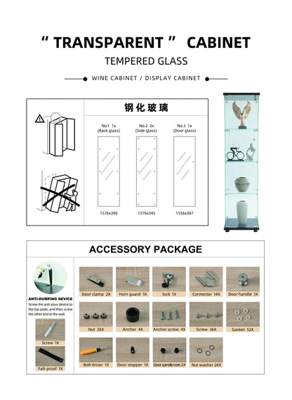 Pure Elegance Display Cabinet