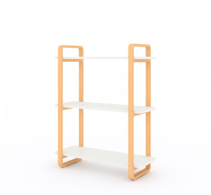 Solid Wooden Cascade Bookshelf