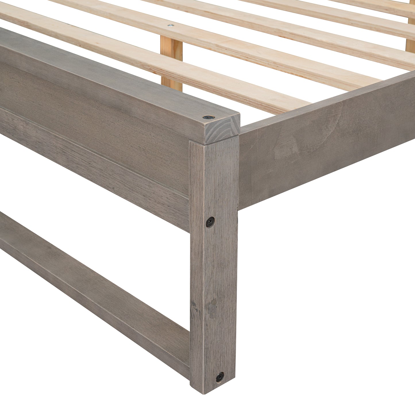 ElegantRest Queen Platform Bed