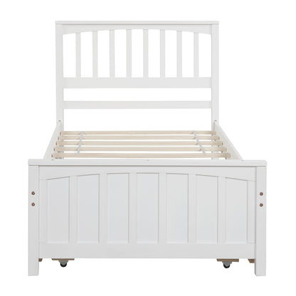 Dreamscape Twin Trundle Bed, Snow White