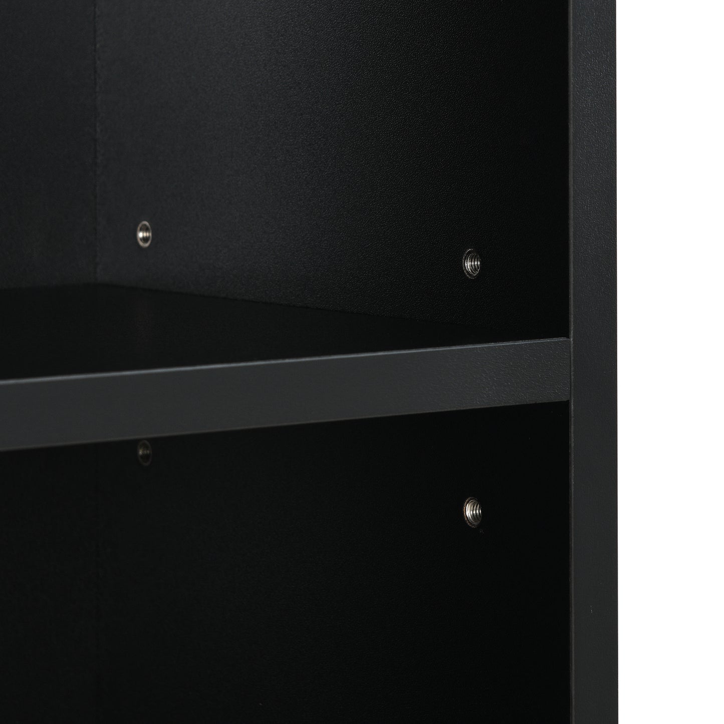 Slim Storage Cabinet - Black