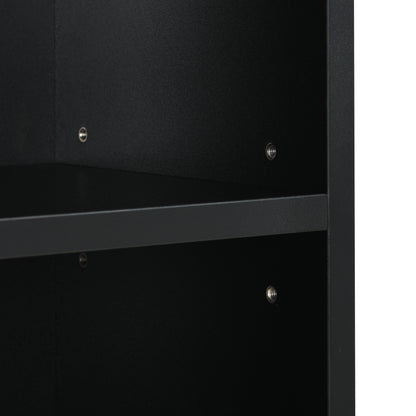 Slim Storage Cabinet - Black