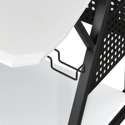 Harmony Willow Melody Desk White & Black