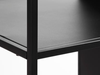 Cabinet with 2 Metal Mesh Doors and Versatile Storage Bookcase