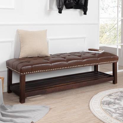 Woodland Retreat Bench - Dark Brown