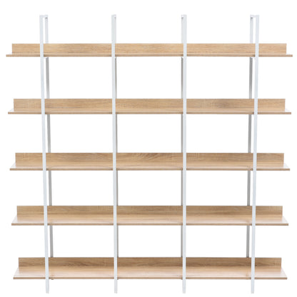 Vintage Industrial Style Shelf - Oak