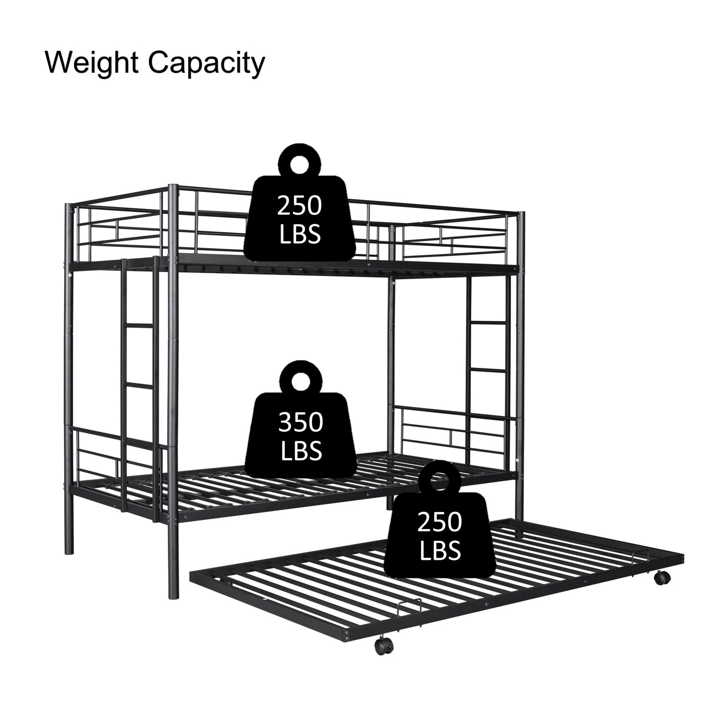 Twin Haven Bunk Bed with Trundle