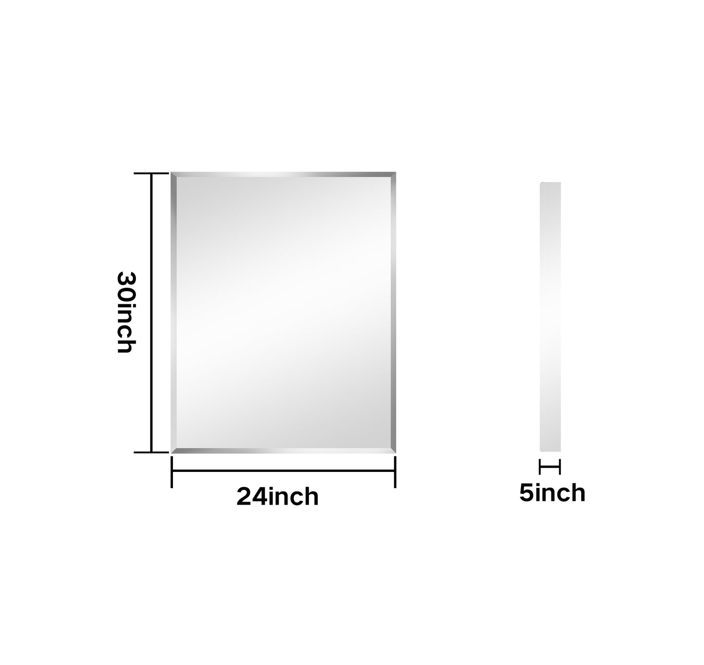 Elegant Reflections: 24x30 inch Medicine Cabinet