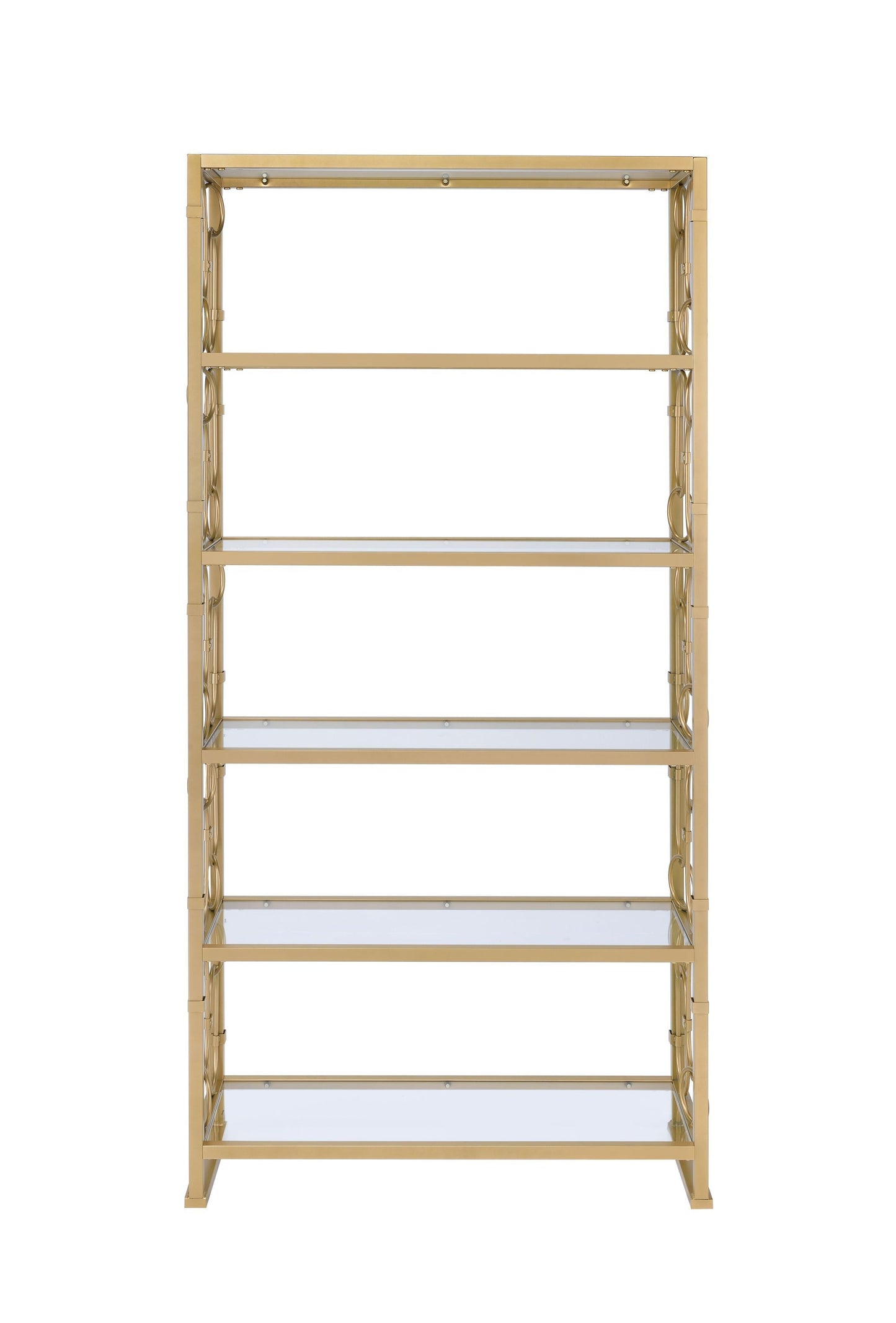 Milavera Glass Bookshelf