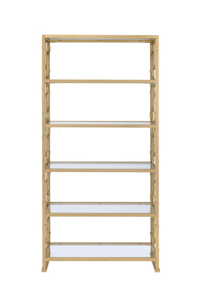 Milavera Glass Bookshelf
