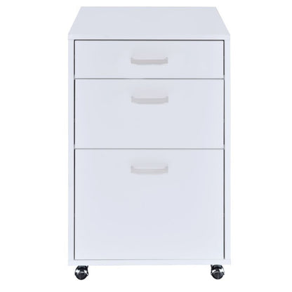 Glossy Chrome File Cabinet