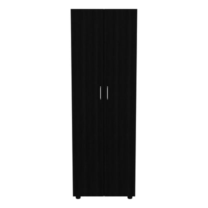 Blackwood 2-Shelf Rectangle Armoire