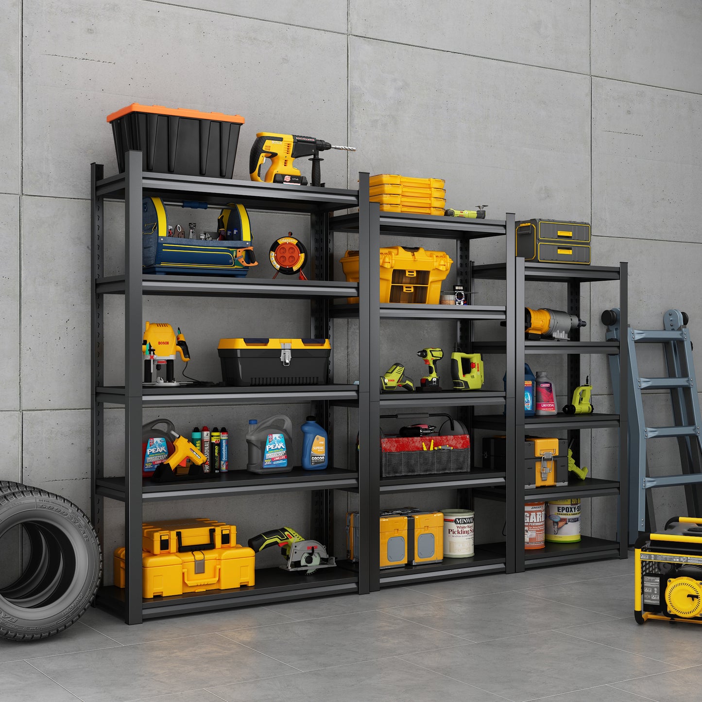 Max Load 5-Tier Metal Shelving