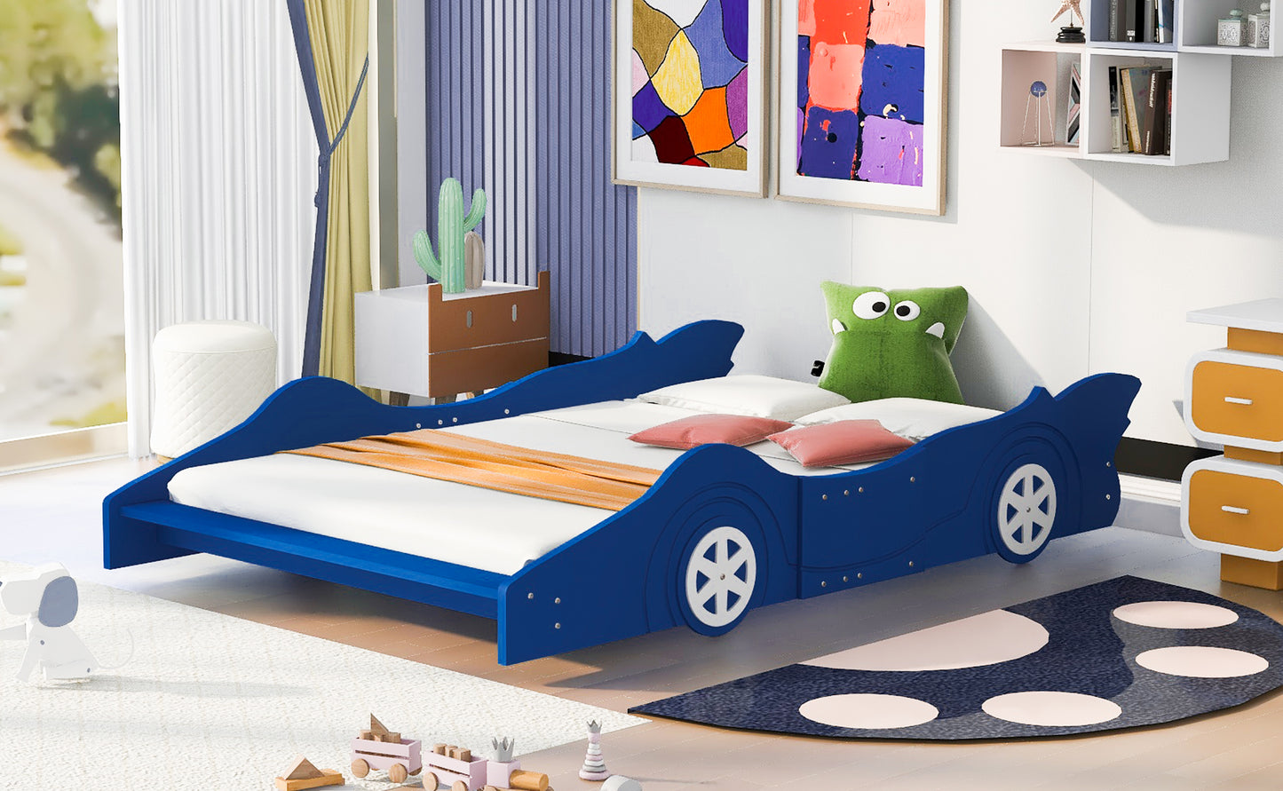 Race Car Dream Bed -Blue