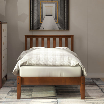Walnut Dreamwood Twin Bed