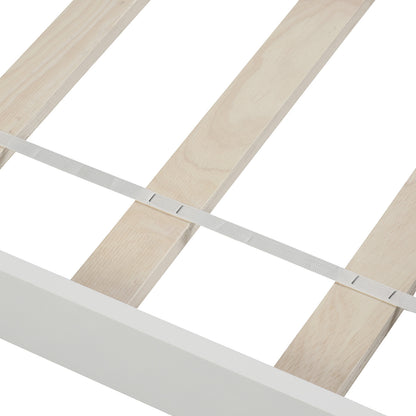 White Dreamwood Twin Platform Bed