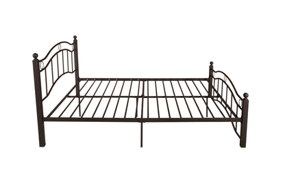 Royal King Size Metal Bed Frame - Bronze