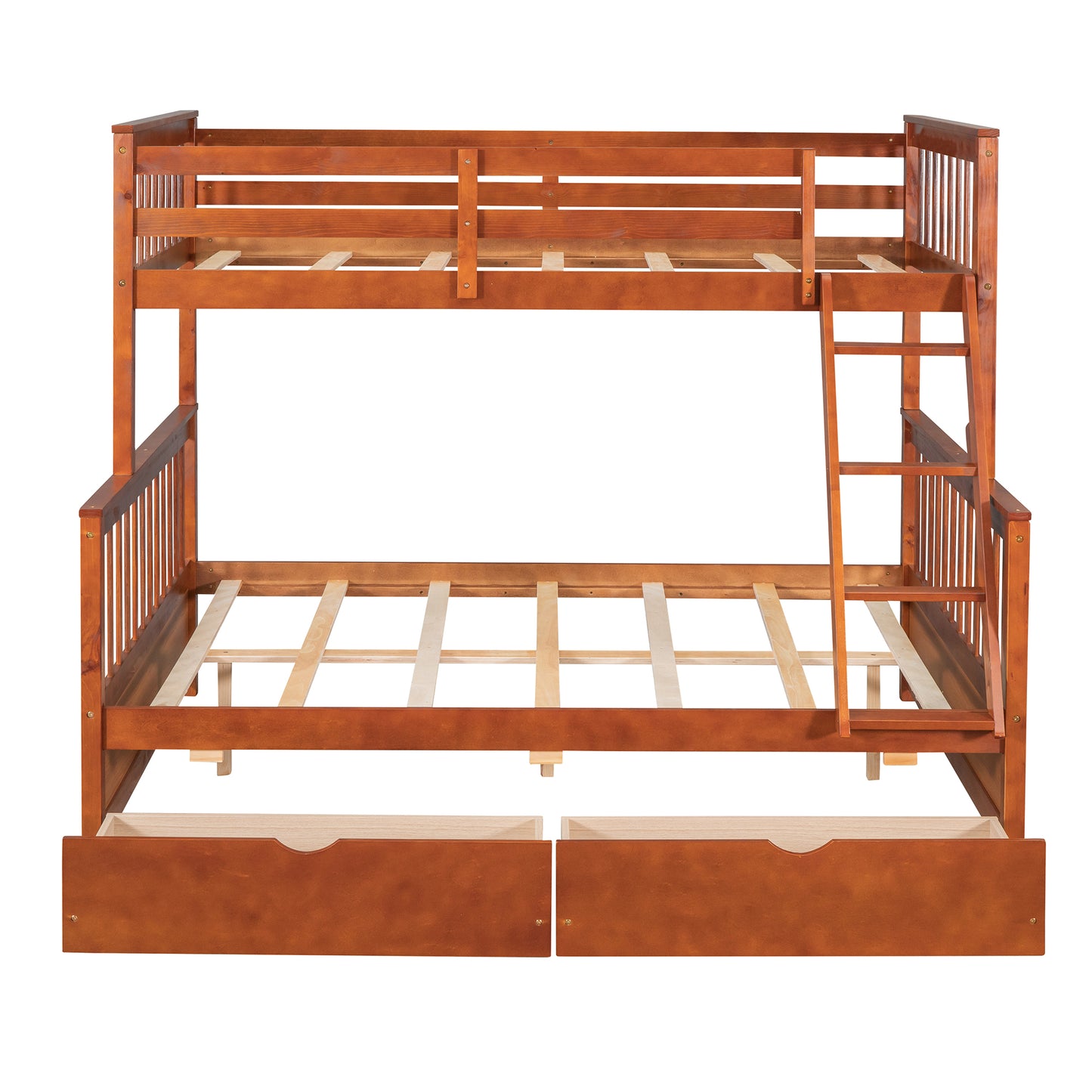 Walnut Haven Twin-Over-Full Bunk Bed