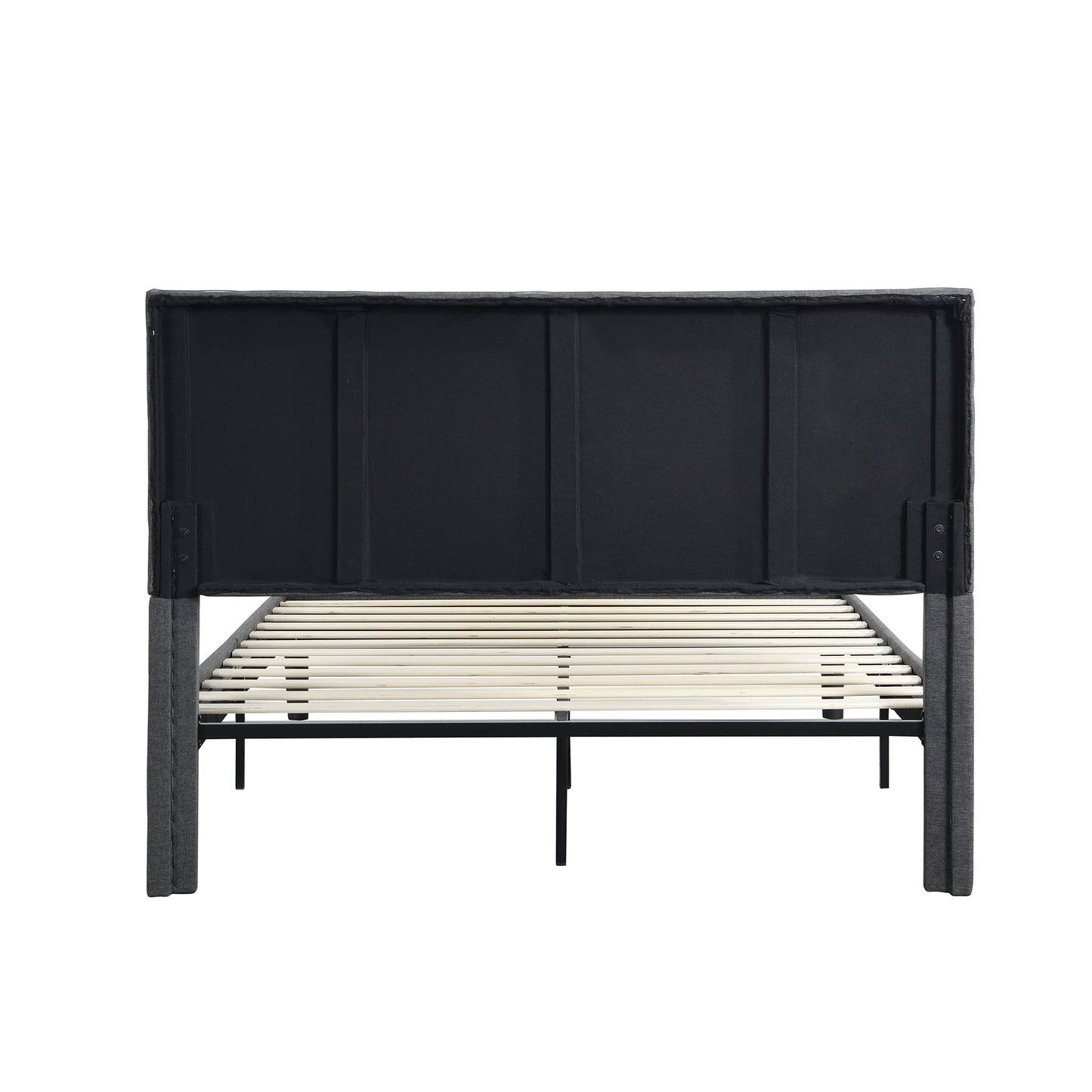 ElegantDreams Upholstered Queen Bed Frame