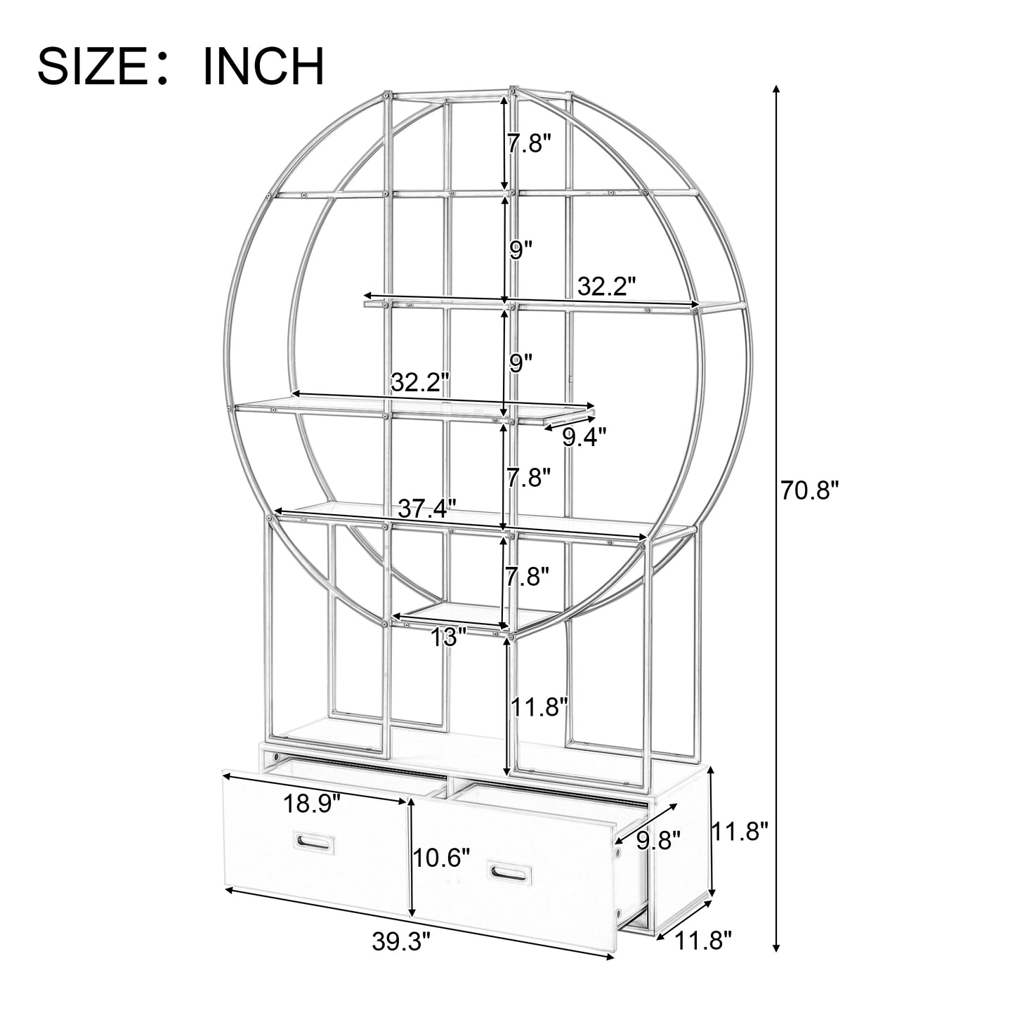 Golden Circle Office Organizer