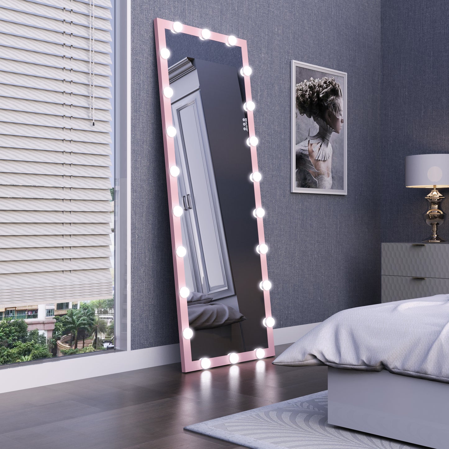 GlamourGlow Full-Length Mirror