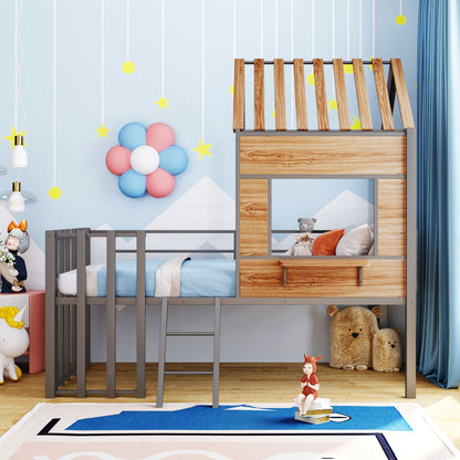 Silver Sky Loft Bed