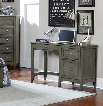 Transitional Styled Writing Desk - Grey