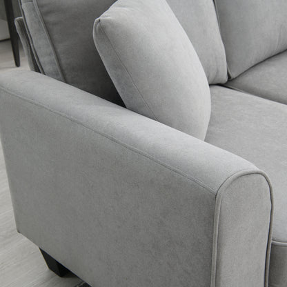 Elegant Comfort U-Shape Sectional Sofa Set