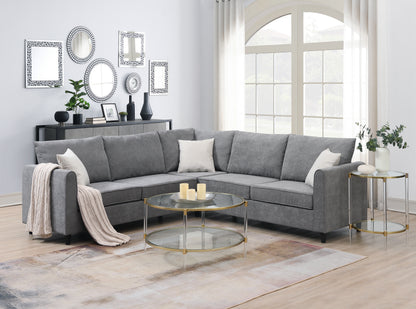 Luxury Comfort Living: Modern L-Shaped Sectional Sofa