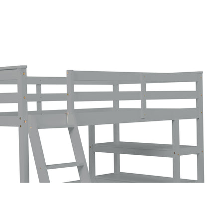 Gray Haven Loft Bed