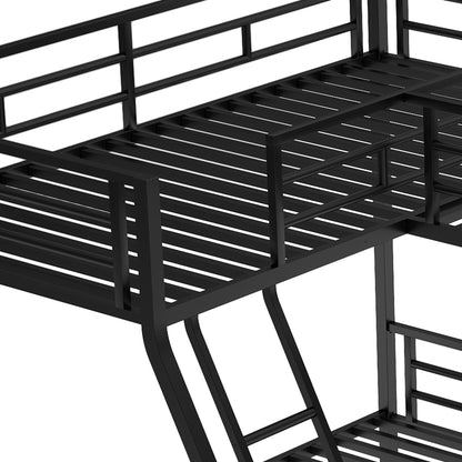 Luminous Lair Metal Twin Loft Bed with Desk