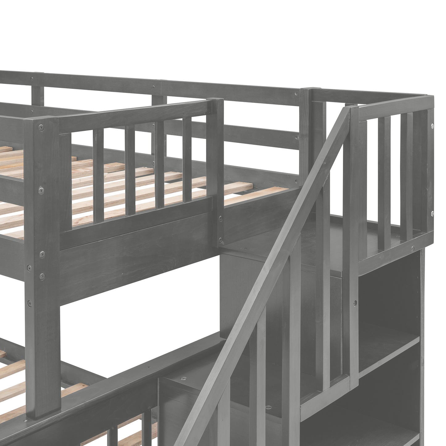 ElevateMax Twin-Over-Full Bunk Bed