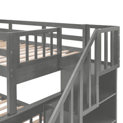ElevateMax Twin-Over-Full Bunk Bed