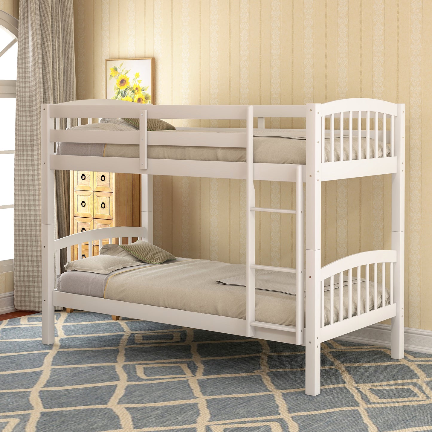 Snowy Peaks Twin Bunk Bed