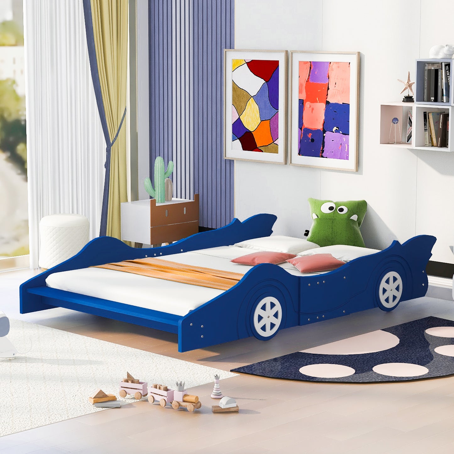 Race Car Dream Bed -Blue
