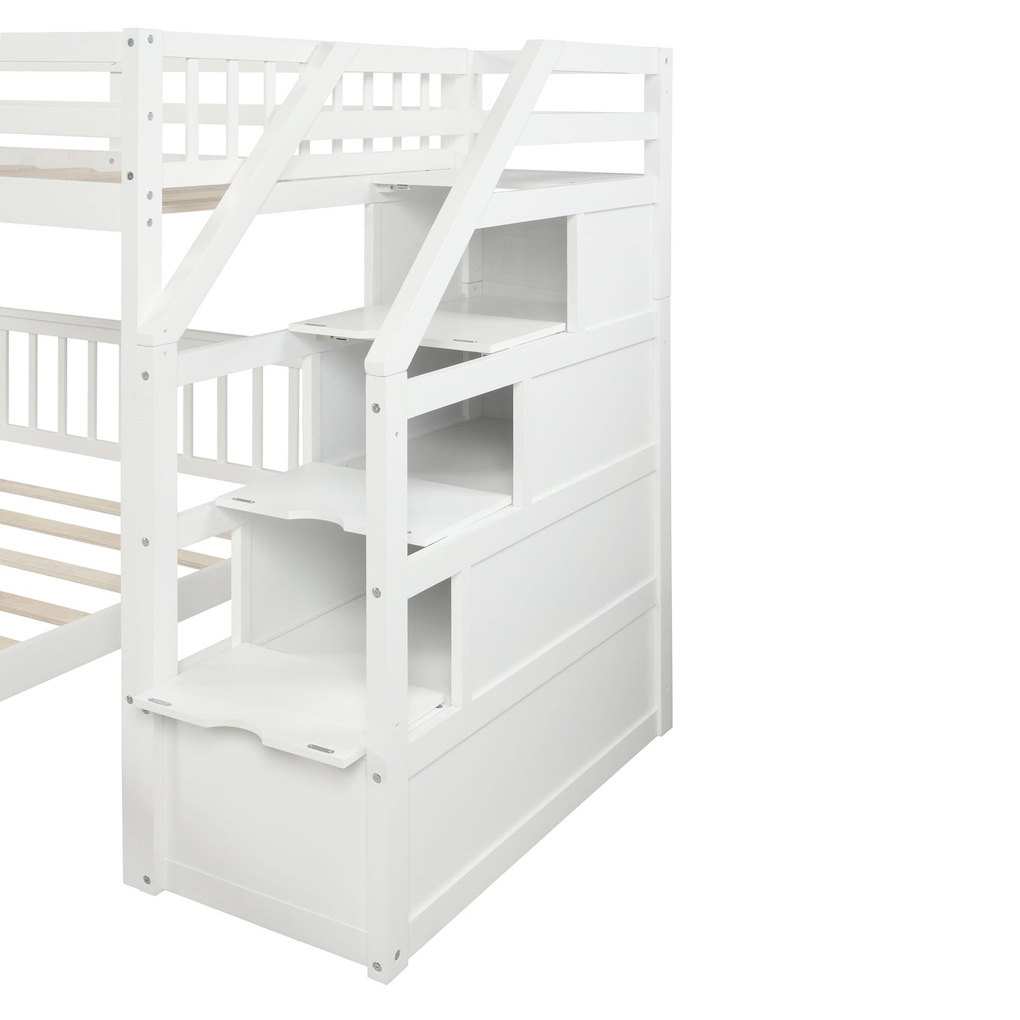 Snowy Steps Loft Bed