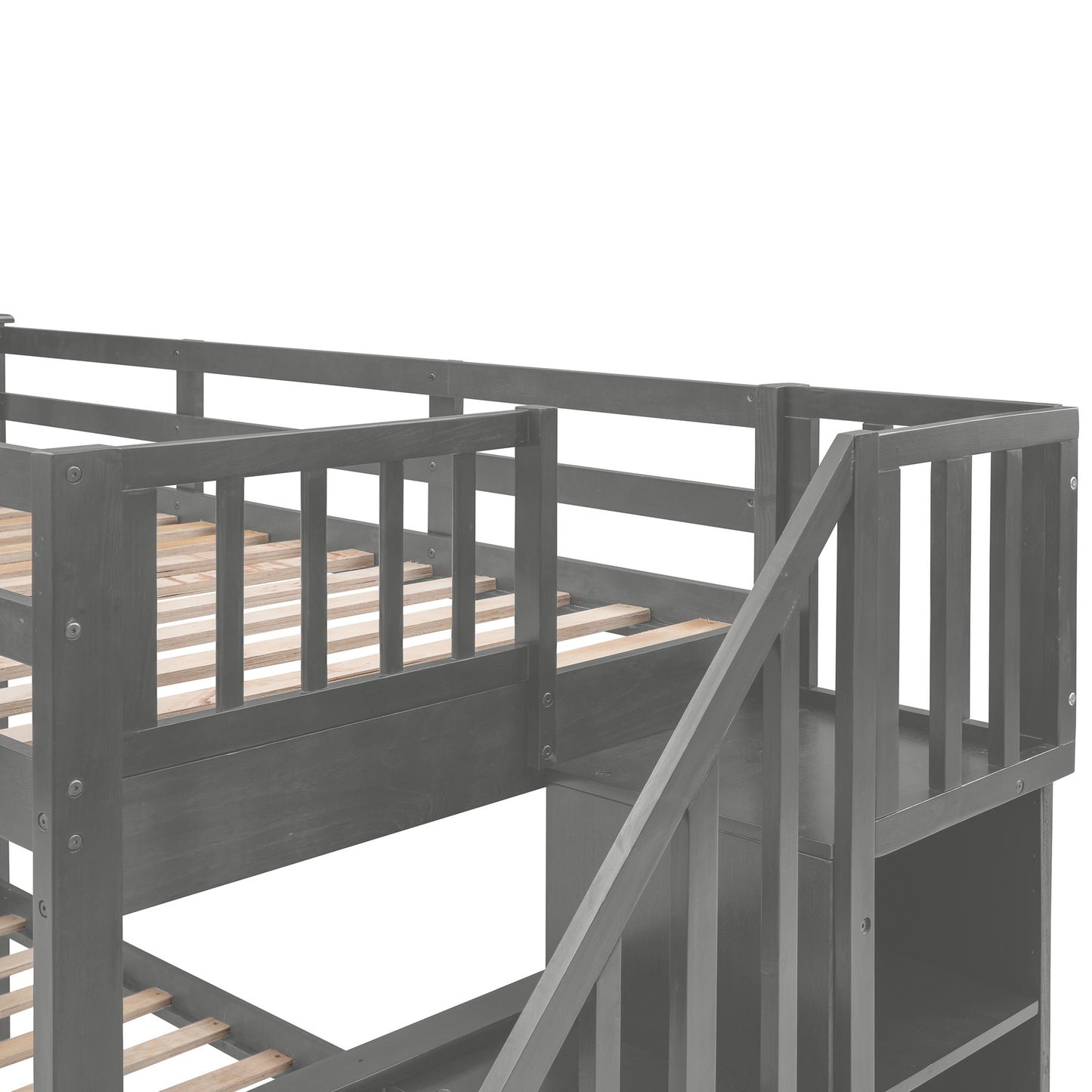 ElevateMax Twin-Over-Full Bunk Bed