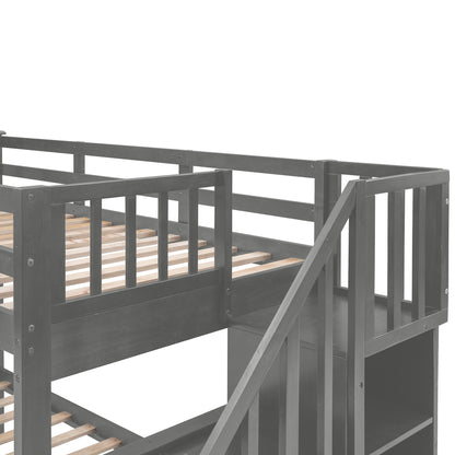 ElevateMax Twin-Over-Full Bunk Bed