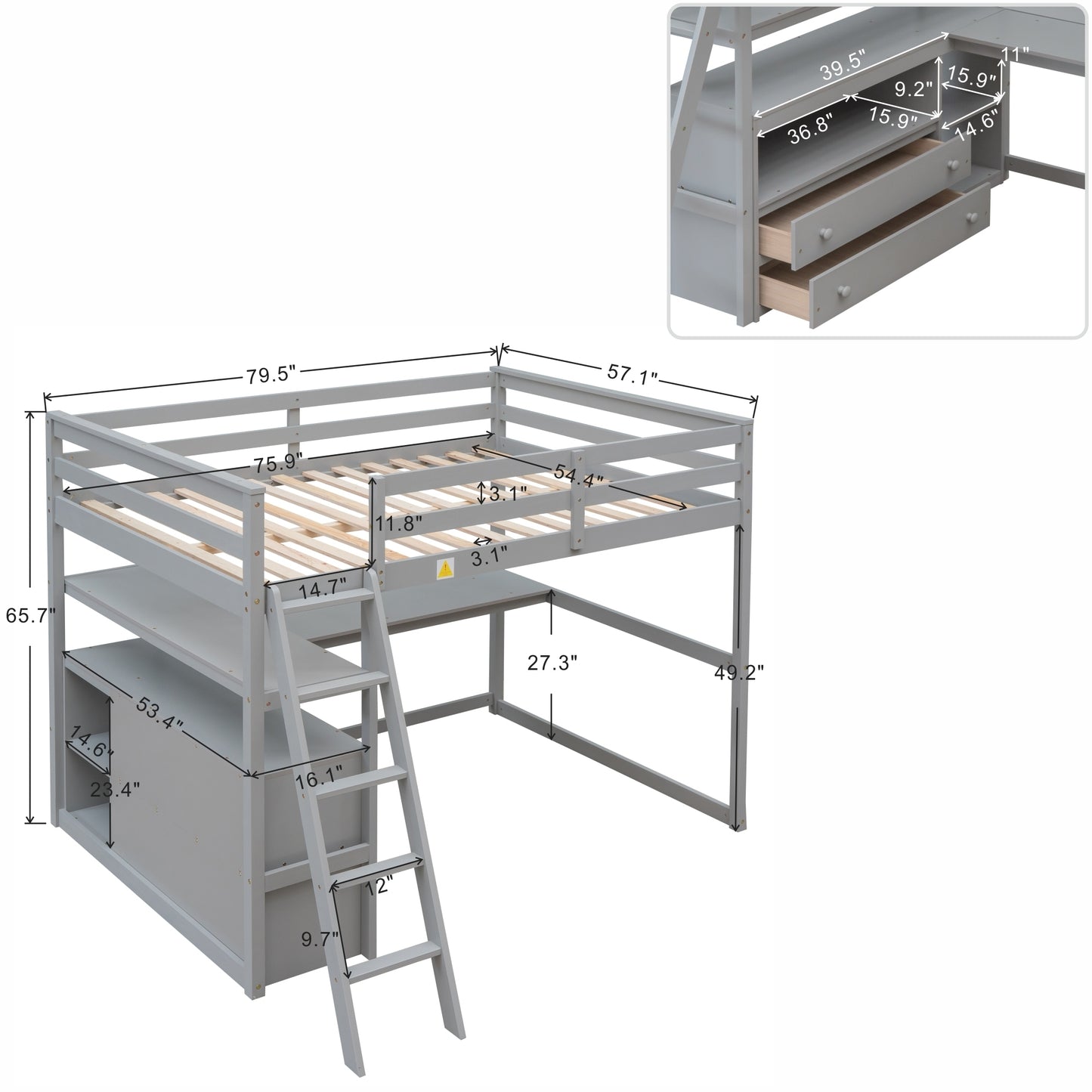 Linea Loft Bed