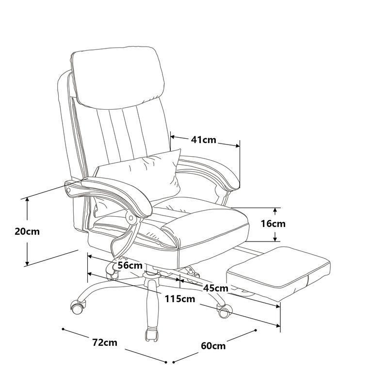 Elevate Max Executive Chair - Brown